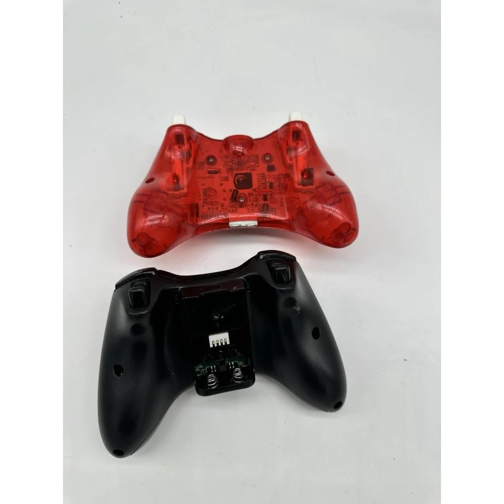 Xbox 360 Wireless Controllers Lot Rock Candy Red & Black OEM Untested